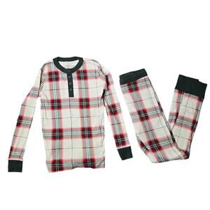 Hearth and Hand Magnolia Plaid Holiday Pajama Set Size: 12